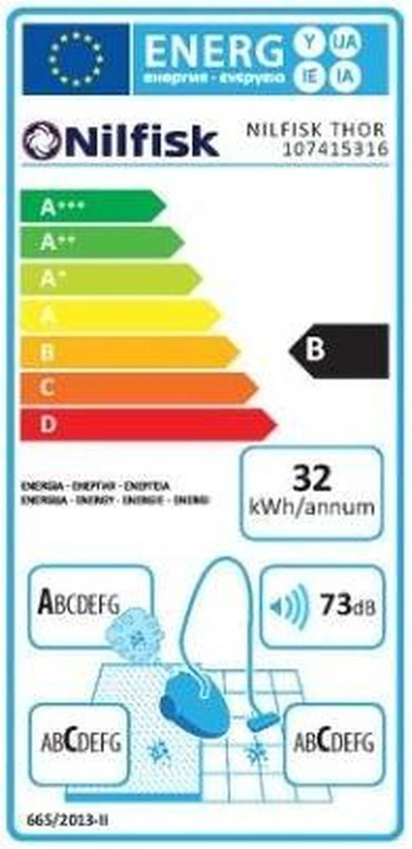 Nilfisk Thor - Stofzuiger Met Zak 2 Nilfisk Thor - Stofzuiger Met Zak - Afbeelding 2