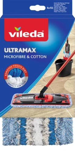 Vileda UltraMax Micro&Cotton - Complete Set - Tegelvloeren -Leifheit Store 594x1200