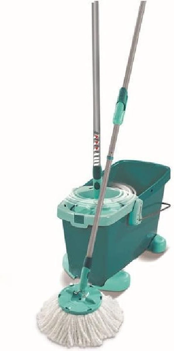 Leifheit Clean Twist Disc Mop Ergo - Dweil Set Compleet Systeem Met Wieltjes - 6 Liter 20 Leifheit Clean Twist Disc Mop Ergo - Dweil Set Compleet Systeem Met Wieltjes - 6 Liter - Afbeelding 20