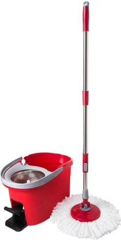 Merkloos Decopatent® Vloermopsysteem Met Emmer En Pedaal - Mop Set - Schoonmaken Van Vloer - Vloermop Dweil Met Dweilemmer En Lange Steel 10 Merkloos Decopatent® Vloermopsysteem Met Emmer En Pedaal - Mop Set - Schoonmaken Van Vloer - Vloermop Dweil Met Dweilemmer En Lange Steel -Leifheit Store 608x1200 1