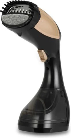 Swiss Pro+ Kledingstomer - Handstomer Kleding - Stoomreiniger Stoomapparaat Kleding - Garment Steamer Kleding Stomer - Zwart Goud