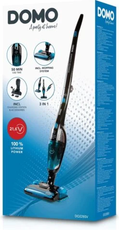 Domo DO228SV Steelstofzuiger + Kruimelzuiger + Dweilen -Leifheit Store 625x1200