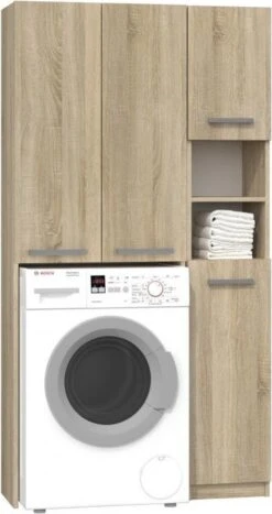 Opbouwkast Wasmachine - Wasdrogerkast - Opbouwmeubel Wasmachine