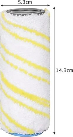 8x Roller Geel Compatible Met Karcher Floor Cleaner FC3 FC5 FC7 Cordless - Premium 20550060 2.055-006.0 Rollerset Vloerborstel Borstel Vervanging Onderdeel Set -Leifheit Store 645x1200