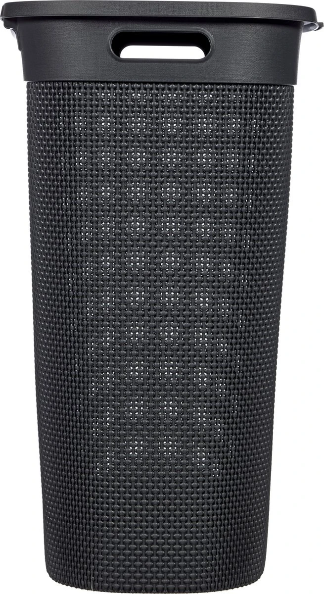 Curver Filo Wasmand Met Deksel 55L - 2 Stuks - Donkergrijs 6 Curver Filo Wasmand Met Deksel 55L - 2 Stuks - Donkergrijs - Afbeelding 6