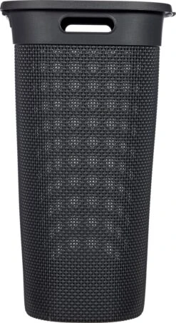 Curver Filo Wasmand Met Deksel 55L - Donkergrijs -Leifheit Store 655x1200