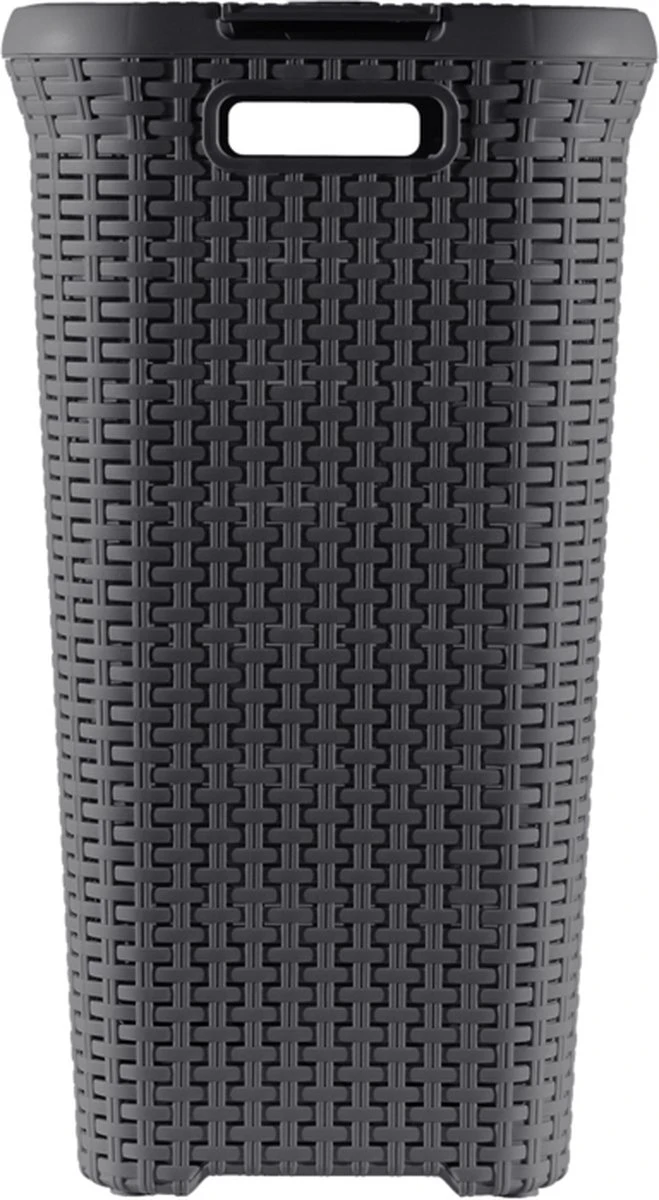 Curver Style Wasmand Met Deksel - 60L - Antraciet 7 Curver Style Wasmand Met Deksel - 60L - Antraciet - Afbeelding 7