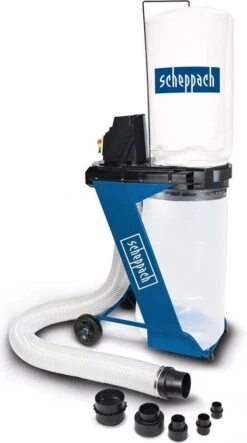 Scheppach Spaanafzuiging Afzuiginstallatie DC500 - 550W | 230V | 900 Pa | 1150 M3/u | 75L