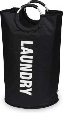 Wonair Wasmand – Waszak – Wassorteerder - Opvouwbaar – Zwart – 115L