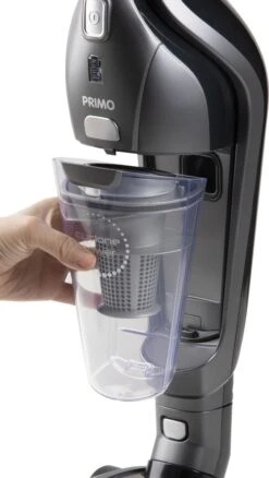 PRIMO PR506SV Stofzuiger Zonder Zak - 2-in-1 Steelstofzuiger Draadloos - Kruimelzuiger - HEPA Filter - Zilver 28 PRIMO PR506SV Stofzuiger Zonder Zak - 2-in-1 Steelstofzuiger Draadloos - Kruimelzuiger - HEPA Filter - Zilver -Leifheit Store 676x1200 8