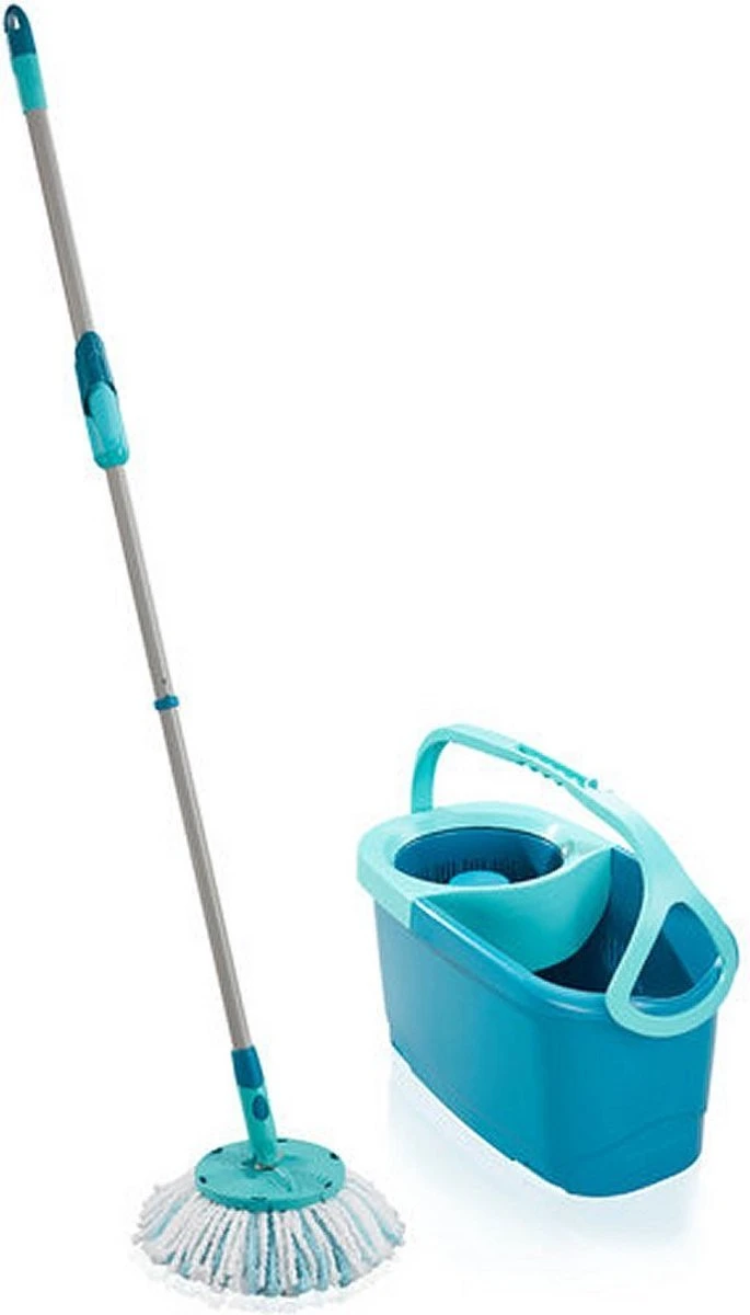 Leifheit - Clean Twist Disc Mop Ergo - Dweil Set Compleet 1 Leifheit - Clean Twist Disc Mop Ergo - Dweil Set Compleet