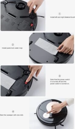 THEROB - Smart Robot Stofzuiger Met App. (zwart/zilver) Van € 139,95 Nu TIJDELIJK Voor € 69.89 14 THEROB - Smart Robot Stofzuiger Met App. (zwart/zilver) Van € 139,95 Nu TIJDELIJK Voor € 69.89 -Leifheit Store 699x1200 1