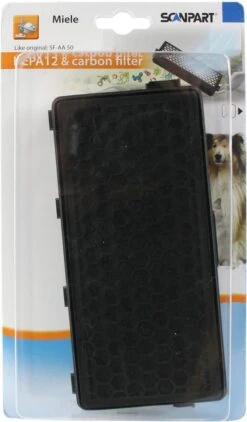 Scanpart HEPA Stofzuiger Filter H12 - Met Actief Koolstof Filter - Cat And Dog - Speciaal Geschikt Voor Miele - Compact C1 C2 - Complete C2 C3 - S4 S5 S6 S8 - SF-AA50 - Alternatief -Leifheit Store 702x1200 3