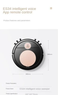 THEROB - Smart Robot Stofzuiger Met App. (zwart/zilver) Van € 139,95 Nu TIJDELIJK Voor € 69.89 17 THEROB - Smart Robot Stofzuiger Met App. (zwart/zilver) Van € 139,95 Nu TIJDELIJK Voor € 69.89 -Leifheit Store 732x1200 3