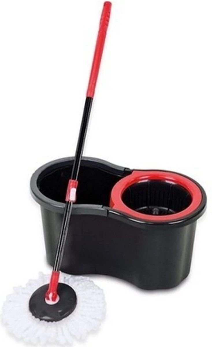 XL Black Star Cleaning MopSet - Vloerwisser - Dweilset - Dweil - Dweilsysteem - Dweilmop - Vloermop - Vloerwissers 1 XL Black Star Cleaning MopSet - Vloerwisser - Dweilset - Dweil - Dweilsysteem - Dweilmop - Vloermop - Vloerwissers