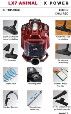 AEG LX7-2-CR-A - Animal Edition - Stofzuiger Zonder Zak -Leifheit Store 747x1200 4