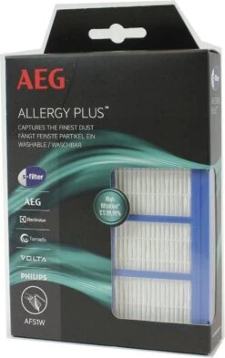 AEG H13 Allergy Plus - Hepafilter - Uitwasbaar