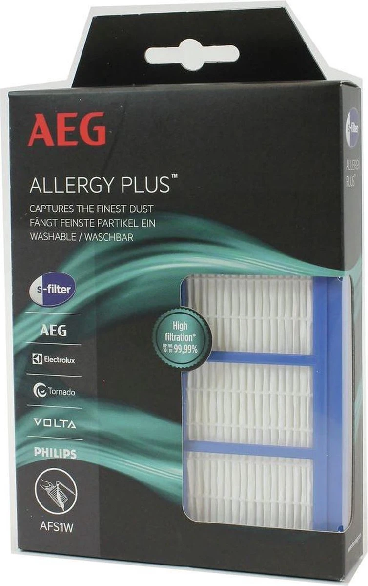 AEG H13 Allergy Plus - Hepafilter - Uitwasbaar 1 AEG H13 Allergy Plus - Hepafilter - Uitwasbaar