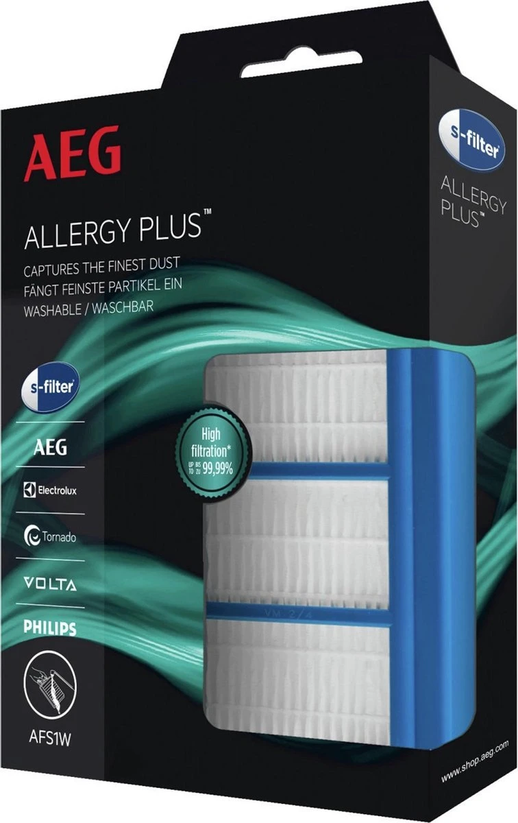 AEG H13 Allergy Plus - Hepafilter - Uitwasbaar 4 AEG H13 Allergy Plus - Hepafilter - Uitwasbaar - Afbeelding 4