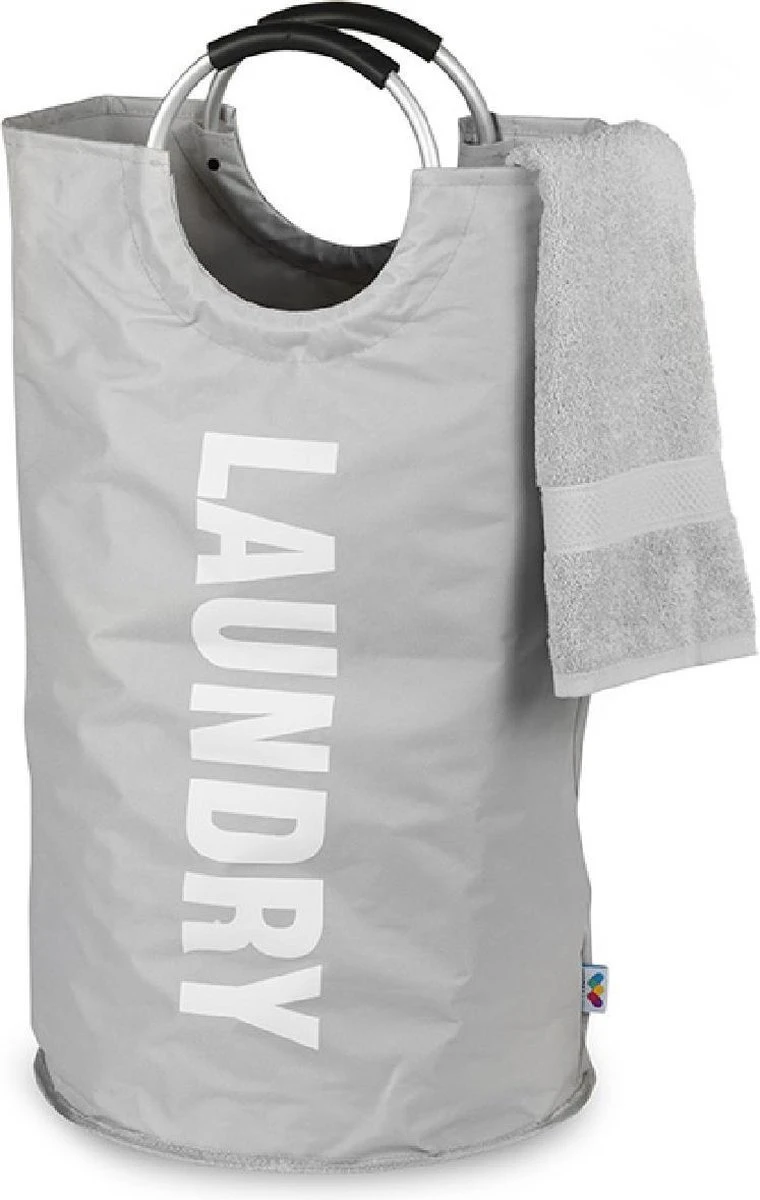 Wonair Wasmand – Wasbox - Wastas - Laundry Wasmand - Opvouwbaar – 81L – Lichtgrijs 1 Wonair Wasmand – Wasbox - Wastas - Laundry Wasmand - Opvouwbaar – 81L – Lichtgrijs