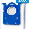 Dparts PH99 S Bag Stofzuigerzakken - Philips Stofzuigerzakken S-bag - 20 Stuks + 1 Filter - Classic Long Performance Stofzuigzakken, Fc8021/03, Fc8021/05, Performer Compact Zakken, Performer Active, Powerlife - AEG Gr201s, Gr201sm, Vx6 X Force - PH86