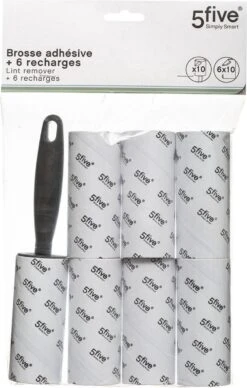 Kleefroller Voordeelverpakking 1 Roller + 6 Extra Navul Rollers - Kattenroller - Haarroller - Haarverwijderaar -Leifheit Store 763x1200 1