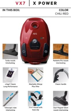 AEG VX7-2-ANIM - Animal Edition - Stofzuiger Met Zak - Parketborstel - Dierenhaar - Hepa 14 -Leifheit Store 771x1200 3