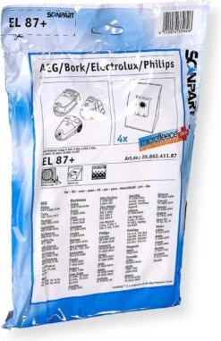 Scanpart Stofzuigerzakken 4 Stuks - Geschikt Voor AEG Electrolux Philips S-bag - Inclusief 1 Filter - Alternatief -Leifheit Store 777x1200 3