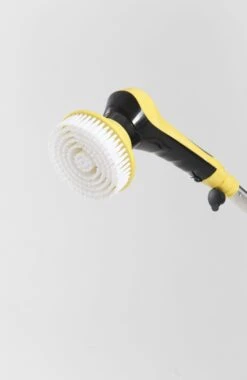 Merkloos Kibani Accu Schrobmachine 3.7V - Spin Scrubber - Elektrische Schrobber - Schrobborstel - Boenmachine - Polijstmachine - Luiwagen - Schrobber Met Steel - Poetsmachine Met 10 Opzetstukken - Multifunctionele Schrobborstel - Elektrische Dweil -Leifheit Store 779x1200