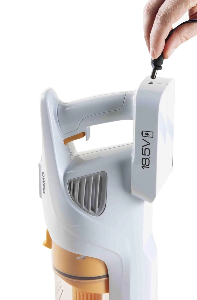 PRIMO PR500SV Stofzuiger Zonder Zak - 3-in-1 Steelstofzuiger Draadloos - Kruimelzuiger - HEPA Filter - Wit/Peach 8 PRIMO PR500SV Stofzuiger Zonder Zak - 3-in-1 Steelstofzuiger Draadloos - Kruimelzuiger - HEPA Filter - Wit/Peach - Afbeelding 8