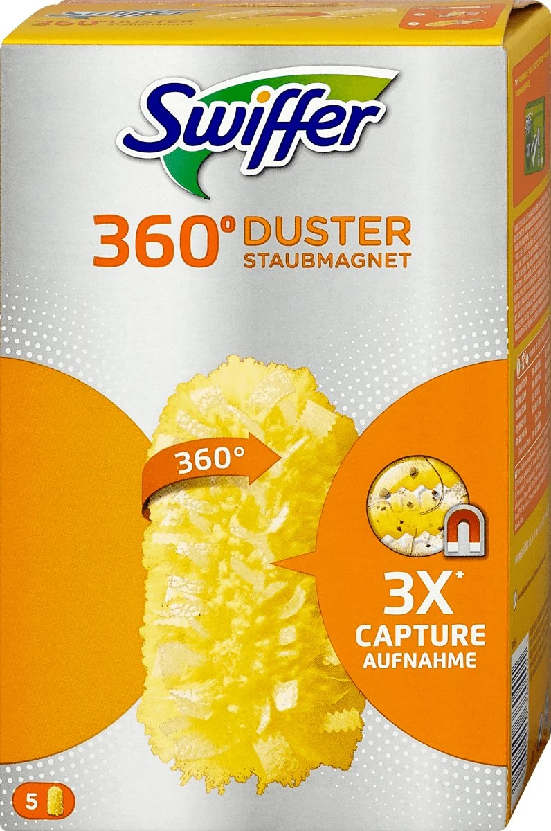 Swiffer Duster - Navulling 360° Stofdoekjes - 5 Stuks 1 Swiffer Duster - Navulling 360° Stofdoekjes - 5 Stuks