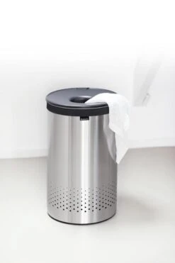 Brabantia Wasmand - 60 L - Matt Steel Met Kunststof Deksel -Leifheit Store 799x1200 32