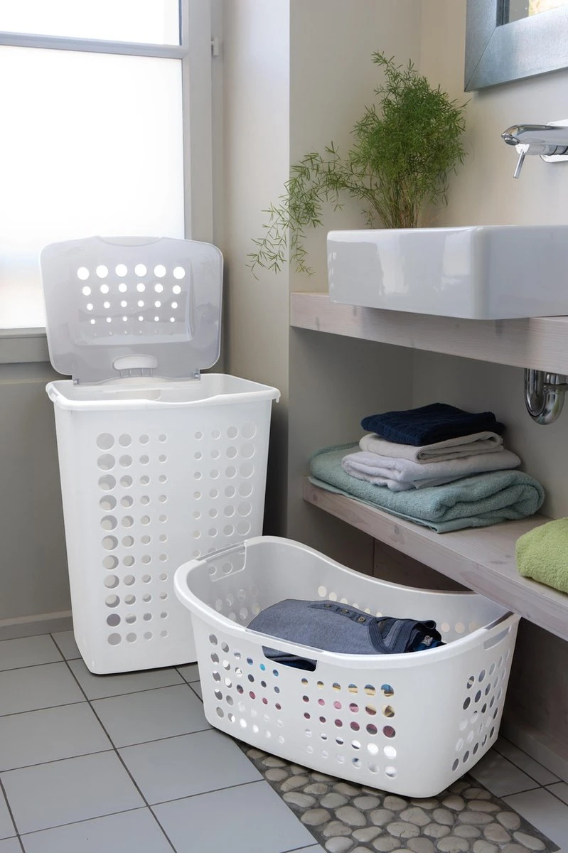 Curver Victor Wasmand Ergo 50L Wit 4 Curver Victor Wasmand Ergo 50L Wit - Afbeelding 4