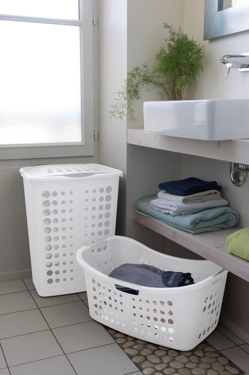 Curver Victor Wasmand Ergo 50L Wit 5 Curver Victor Wasmand Ergo 50L Wit - Afbeelding 5