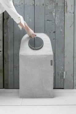 Brabantia Wasmand Met Deksel - 55 L - Grey -Leifheit Store 799x1200 41