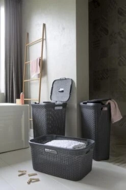 Curver Style Wasmand Met Deksel - 40L - Antraciet -Leifheit Store 799x1200 44