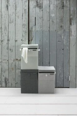 Brabantia Wasmand Met Deksel - Stapelbaar - 35 L - Green -Leifheit Store 799x1200 48