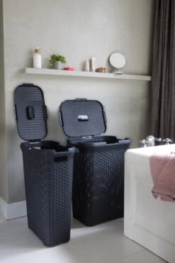 Curver Style Wasmand Met Deksel - 40L - Antraciet -Leifheit Store 800x1200 34