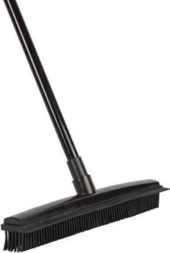 Talen Tools - Rubber Bezem - Bezem Met Vloertrekker – Kappersbezem – Zachte Bezem Binnen & Buiten – 68-120 Cm - Hoogwaardige Kwaliteit