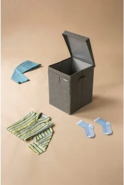 Brabantia Wasmand Met Deksel - Stapelbaar - 35 L - Pepper Black -Leifheit Store 807x1200 8