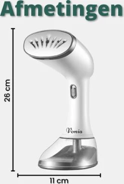 Vonia Kledingstomer - Handstomer - Stoomreiniger Kleding - Stoomapparaat Kleding – 350ML - Wit -Leifheit Store 808x1200 8