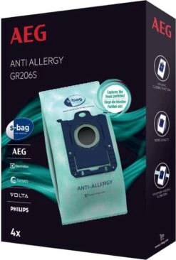 AEG Stofzuigerzakken S-bag Anti Allergy 4 Stuks GR206s -Leifheit Store 810x1200 5