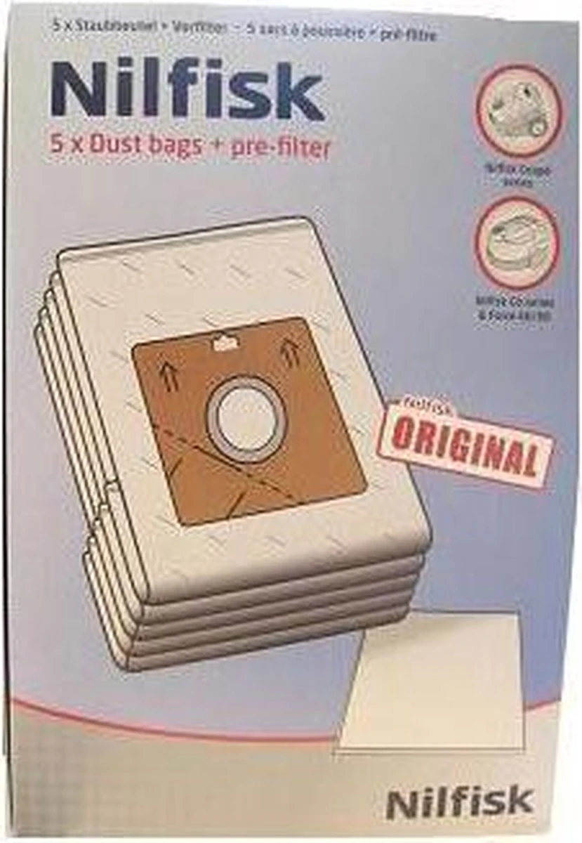 Nilfisk One Coupe Serie Synthetische Stofzakken 5 St 10 Nilfisk One Coupe Serie Synthetische Stofzakken 5 St - Afbeelding 10