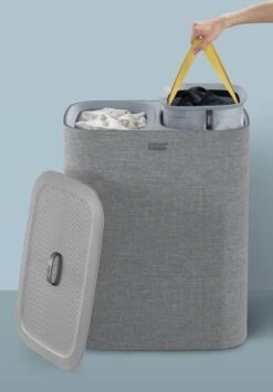 Tota Wasmand, 90 L, 2 Compartimenten, Grijs - Joseph Joseph 20 Tota Wasmand, 90 L, 2 Compartimenten, Grijs - Joseph Joseph -Leifheit Store 835x1200 1