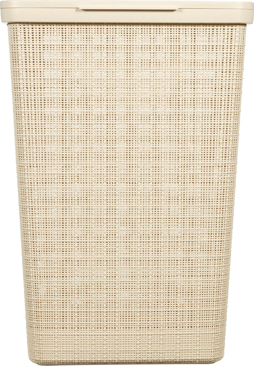 Curver Jute Wasmand Met Deksel 58L - 2 Stuks - Gebroken Wit 11 Curver Jute Wasmand Met Deksel 58L - 2 Stuks - Gebroken Wit - Afbeelding 11