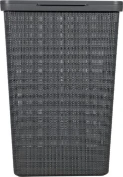 Curver Jute Wasmand Met Deksel - 58L - Donkergrijs -Leifheit Store 835x1200 3
