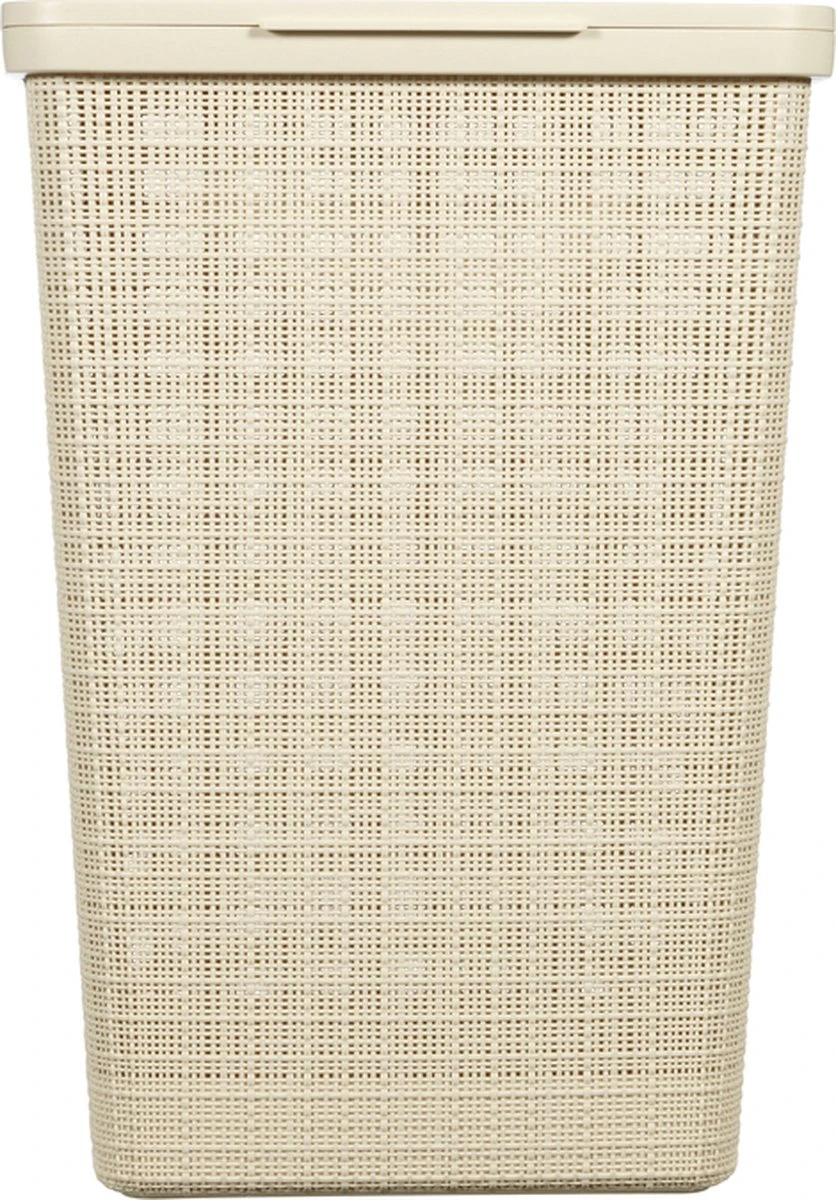 Curver Jute Wasmand Met Deksel 58L - 2 Stuks - Gebroken Wit 10 Curver Jute Wasmand Met Deksel 58L - 2 Stuks - Gebroken Wit - Afbeelding 10