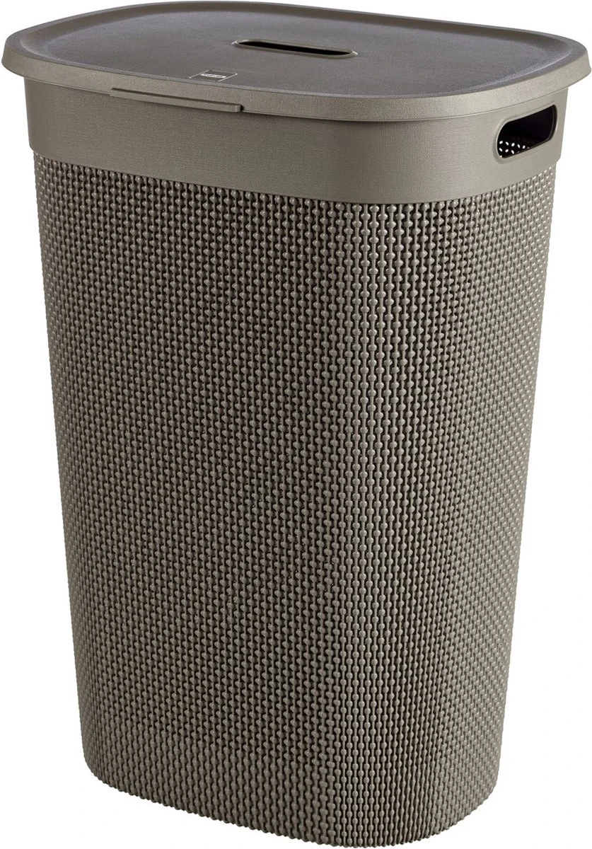 Curver Filo Wasbox - 55L - 44x35x61cm - Cappuccino 1 Curver Filo Wasbox - 55L - 44x35x61cm - Cappuccino