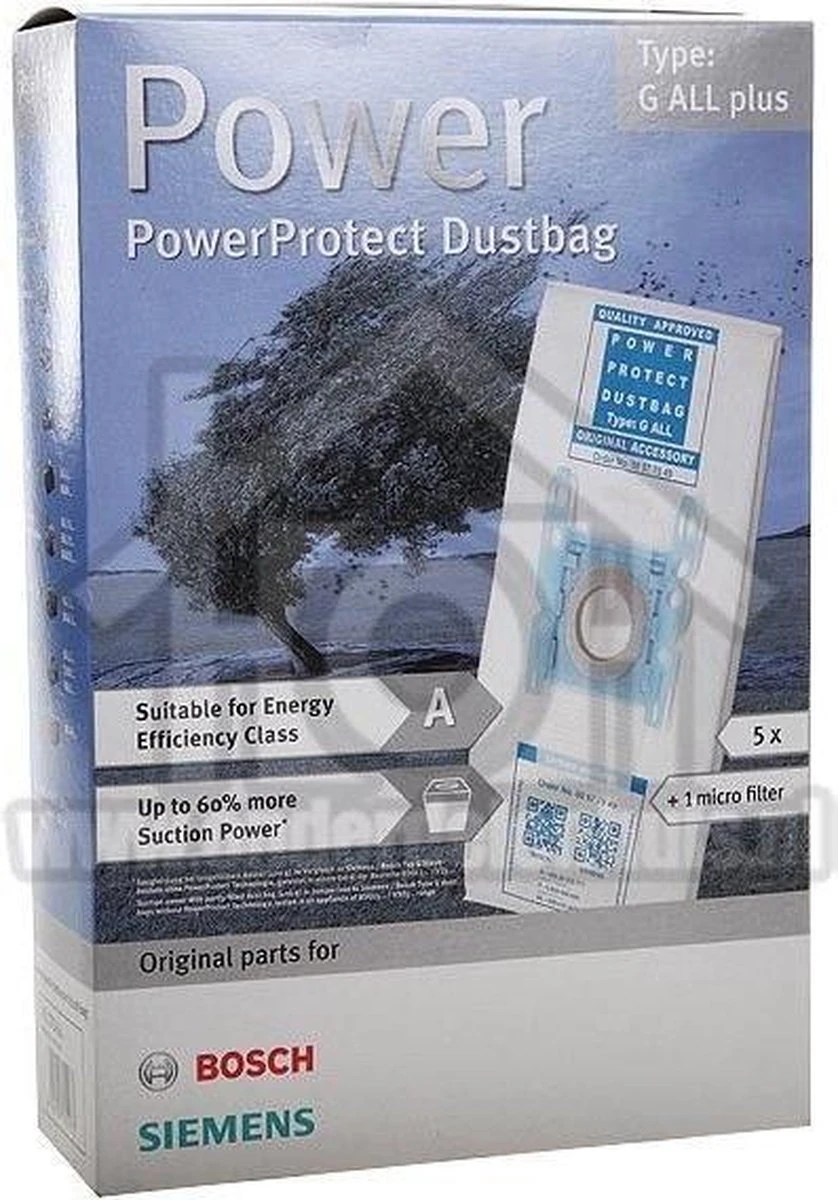 Bosch / Siemens Stofzuigerzakken BBZ51FGALL VZ51GALL - 4 Stuks 5 Bosch / Siemens Stofzuigerzakken BBZ51FGALL VZ51GALL - 4 Stuks - Afbeelding 5