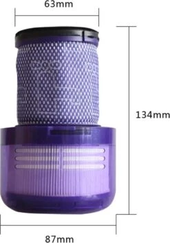 2x Hoogwaardig Wasbaar Uitlaat - Motor HEPA Filter Geschikt Voor Dyson V12 Detect Slim/ Absolute 971517-01 -Leifheit Store 839x1200 1